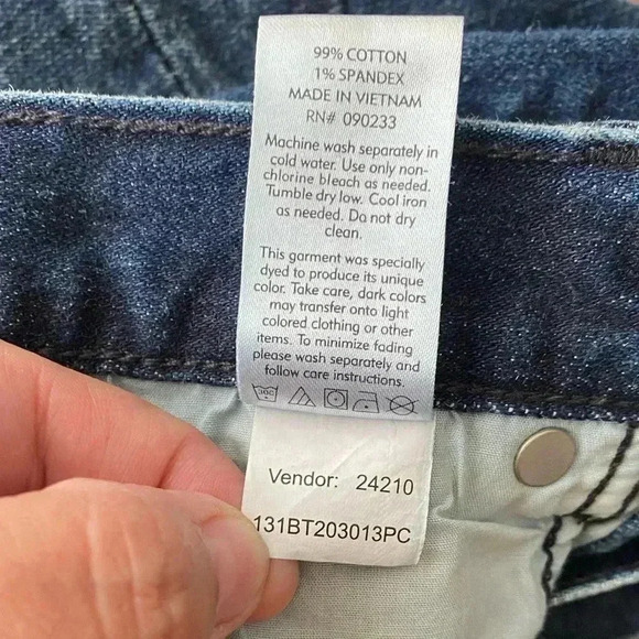 💥PACSUN Mens Slim Taper Vintage Jeans 29 - Picture 11 of 11